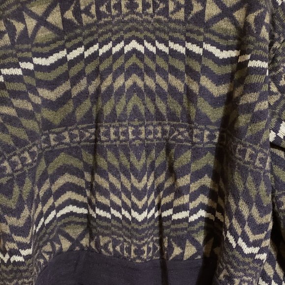 Authentic Geiger Sweater/Jacket, Blue, Tan, White & olive, 50 - Picture 8 of 12